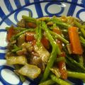 raumecco's cooksnap of when they made ご飯が欲しくなる豚肉とアスパラの彩り炒め.
