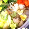 yonnie's cooksnap of when they made かなカフェ＊あったか塩ちゃんこ鍋.
