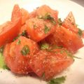 tomokoshiawase's cooksnap of when they made お皿でトマトサラダ.