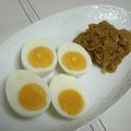 manakao's cooksnap of when they made 簡単でコクのある、ねぎみそ！ゆで卵と共に.
