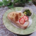 クックHG9V8Y☆'s cooksnap of when they made 苺とバナナのバゲットオープンサンド.