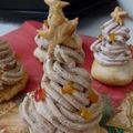 yucacica's cooksnap of when they made * クリスマスツリー ❤ モンブラン♪.