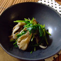 豆トマ's cooksnap of when they made 三つ葉と舞茸のおひたし.