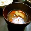 みかりんさん。's cooksnap of when they made 鮭こく【鮭と新たまねぎのおみそ汁】.