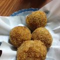 なかつかさのたいふ's cooksnap of when they made ハム＆チーズ！　ねっとり里芋コロッケ.