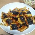 tanikko's cooksnap of when they made 豆腐の海苔巻きガーリックステーキ.