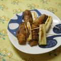 赤い電話's cooksnap of when they made お弁当とおつまみ☆豚肉のねぎま風.