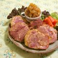 赤い電話's cooksnap of when they made ☆ハムステーキりんごソース☆.