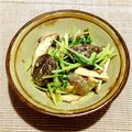 ゆずゴーヤ's cooksnap of when they made 水菜としいたけのごまだれあえ.