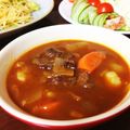 kyunkyu's cooksnap of when they made 本格的ビーフシチュー（一人暮らしスープ）.
