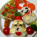 ひまわりのん's cooksnap of when they made サンタとツリーでクリスマス寿司ケーキ.