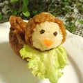 ＢiＢiすみれ's cooksnap of when they made キャラ弁に☆アヒル？のおいなりさん.