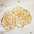 白いぐれーぷ's cooksnap of when they made 蓮根のカリカリ揚げ♬.