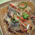 ariatowa's cooksnap of when they made 骨まで食べよう！アジの南蛮漬け.