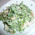 monemaruku's cooksnap of when they made 春菊だいすきっサラダ.