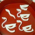 MashiroM's cooksnap of when they made 巳年のおせちには、巳のかまぼこ飾りきり.