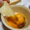 春小町's cooksnap of when they made 祖母の本より～卵黄とトースト。.