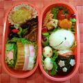 m_ing's cooksnap of when they made 簡単じゃ☆ヘビさんおにぎり☆キャラ弁.