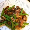sugaryuuki's cooksnap of when they made さやえんどうとベーコンのバター醤油.