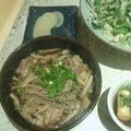 ko2cook's cooksnap of when they made 年越しそばに♪たっぷりきのこと鶏肉のそば.