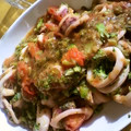 たこあん's cooksnap of when they made 塩麹・いかとトマトの炒め煮.