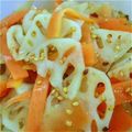 みちあい's cooksnap of when they made れんこんのテリ胡麻❤甘酢炒め.