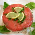 フウミン's cooksnap of when they made 超簡単！スモークサーモンの押し寿司.