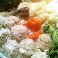 babyberry's cooksnap of when they made ♡ふゎふゎ鶏団子の鍋♡.