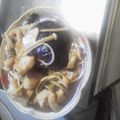 moekmoe's cooksnap of when they made 年越しそばに♪たっぷりきのこと鶏肉のそば.