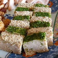 katachan's cooksnap of when they made 色どりきれいな　のし鶏(松風焼き).