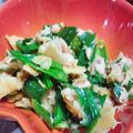 しおかつを's cooksnap of when they made ニンニクの葉のツナサラダ.