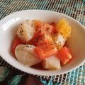 Yurry26's cooksnap of when they made 帆立のサラダ　鮮やかオレンジ風味.