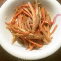 チャレンジャー6's cooksnap of when they made おばあちゃん直伝★きんぴらごぼう.