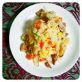 salymama's cooksnap of when they made ほろ甘い☆焼豚とコーンのガーリック炒飯.