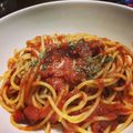 kazue52's cooksnap of when they made トマトソースとチーズのスパゲティー.