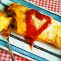 ちび。ちゃん's cooksnap of when they made シンプルなオムライス★.