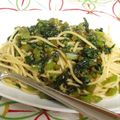 りふれっしゅ's cooksnap of when they made 大根っ葉パスタ♪.