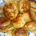 ひまわりママ0721's cooksnap of when they made うちのふんわり肉団子♪ミニハンバーグか？.