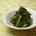 赤い電話's cooksnap of when they made 簡単に♪春菊のゴマ味噌あえ.