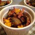 鮎めし♀'s cooksnap of when they made なすとベーコンのバジル炒め.