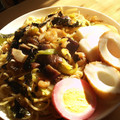 なおなお１０２２'s cooksnap of when they made なすと小エビとちくわの和風スパゲティ.