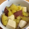sasanofune's cooksnap of when they made さつまいもと高野豆腐のあっさり煮.