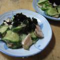 しのばぁたん's cooksnap of when they made 焼き豚ときゅうりのタラコ和え☆.
