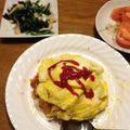 シングルファーザー's cooksnap of when they made お鍋ひとつでオムライス.