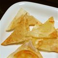 love1014's cooksnap of when they made ☆簡単☆シューマイの皮でおつまみパリポテ.