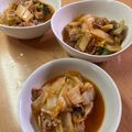 MEME72's cooksnap of when they made ピリ辛！豚バラ白菜　⏰１０分以内.