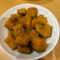 ママメイン！時々子供's cooksnap of when they made レンジにお任せでも本格的　かぼちゃの煮物.