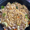 ママメイン！時々子供's cooksnap of when they made 王将のしょうゆ焼きそば.