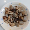 サンフラワー30's cooksnap of when they made こんにゃくと椎茸とちくわの甘辛煮.