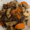 みーちーこー's cooksnap of when they made 簡単！れんこんと合挽き肉の甘辛炒め☆.
